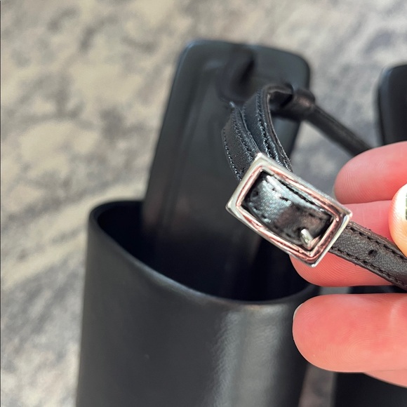 COS The Sphere Heeled Sandals Black Size 39 size 8 US - Picture 8 of 16